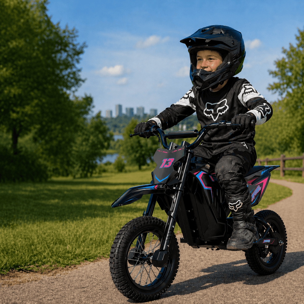 KM01 Electric Dirt Bike for Kids Ages 3-10