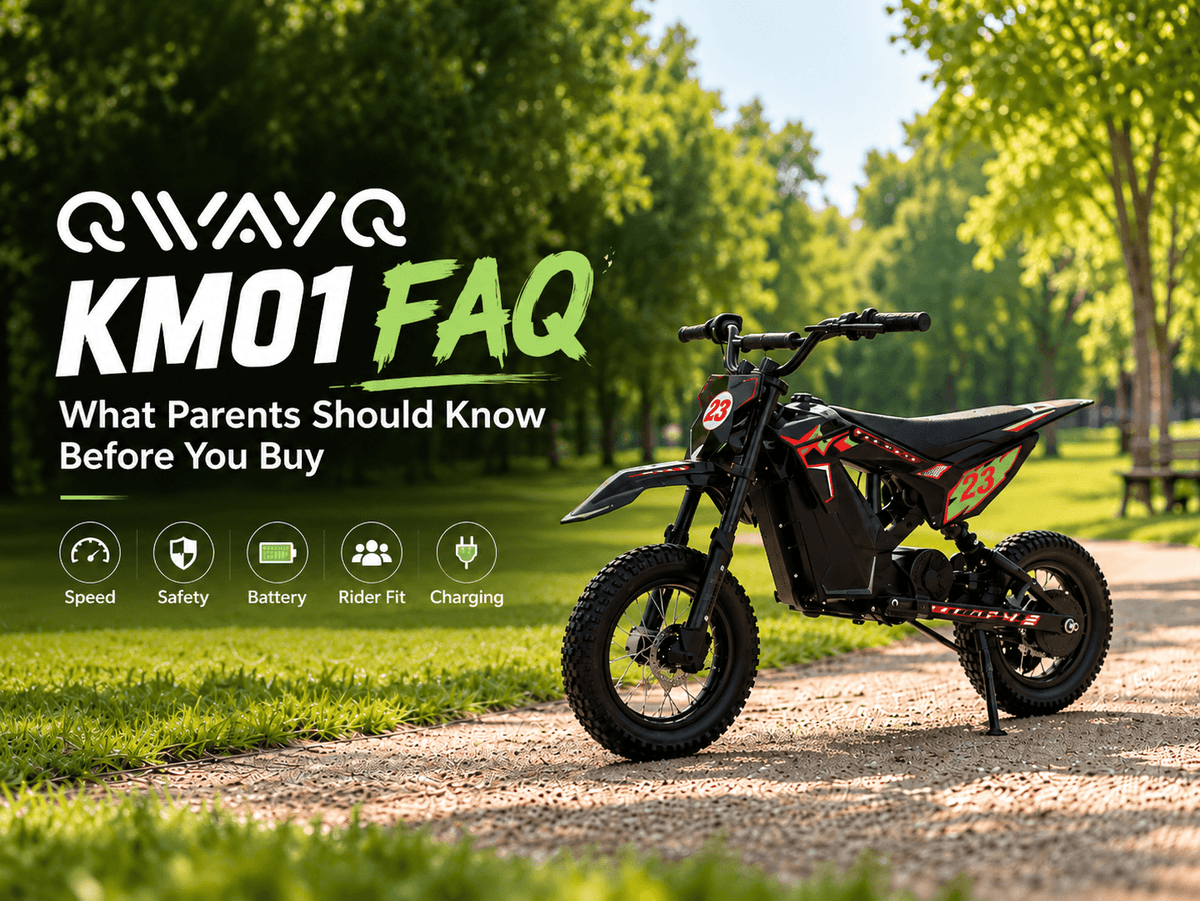QWAYQ KM01 FAQ: What Parents Should Know Before Buying a Kids Electric Dirt Bike