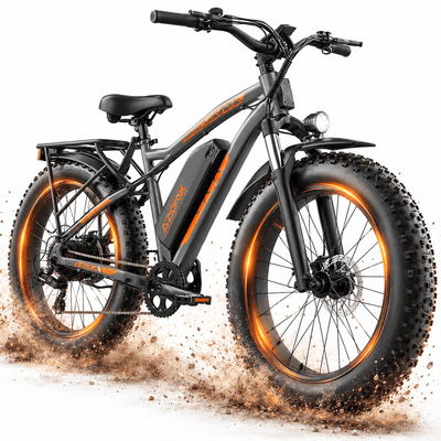 Electric Bike for Adults, 750W Motor, 48V 15Ah Battery, 26'' Fat Tire