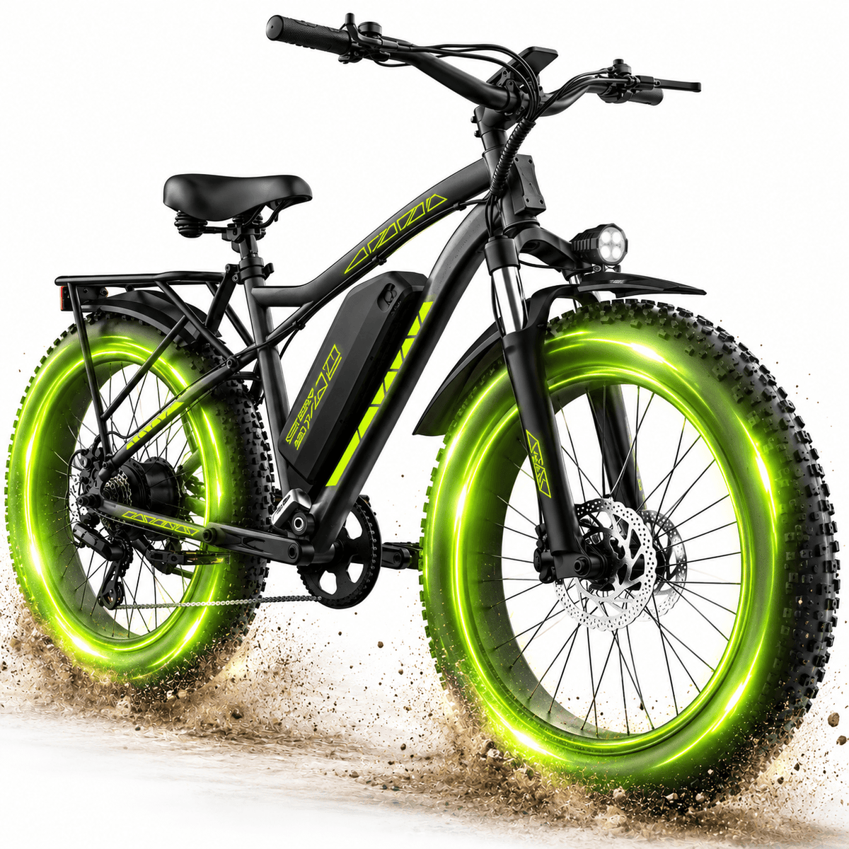 Electric Bike for Adults, 750W Motor, 48V 15Ah Battery, 26'' Fat Tire