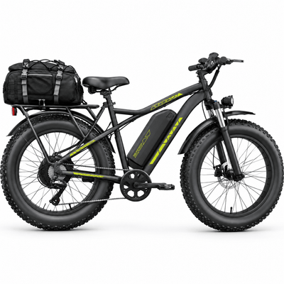 Electric Bike for Adults, 750W Motor, 48V 15Ah Battery, 26'' Fat Tire